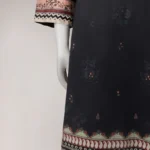 Charcoal lawn digital printed unstitched 3pc 3