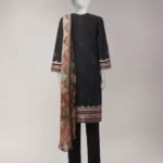 Charcoal lawn digital printed unstitched 3pc 5