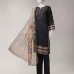 Charcoal lawn digital printed unstitched 3pc 6