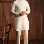 Jackson - beige kurta trousers 2